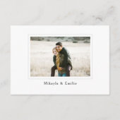 QR-code RSVP-Kaart voor bruiloft RSVP Informatiekaartje (Achterkant)