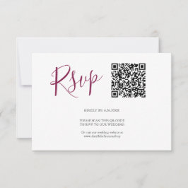 QR-code RSVP-kaarten Bourgogne RSVP Kaartje