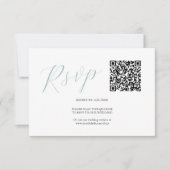 QR-code RSVP-kaarten Eenvoudig RSVP Kaartje (Voorkant)