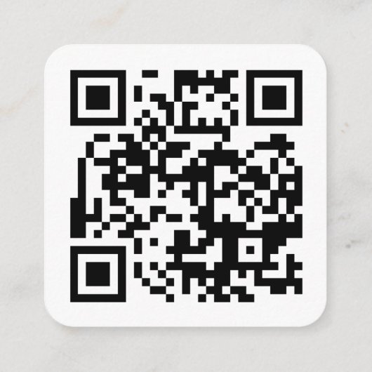 QR-code RSVP Online minimalist voor bruiloft Informatiekaartje (Achterkant)