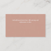 QR CODE RSVP Trouwdetails Accommodatie Cadeaus Informatiekaartje (Achterkant)