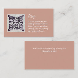 QR CODE RSVP Trouwdetails Accommodatie Cadeaus Informatiekaartje