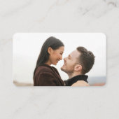 QR-code RSVP Trouwwebsite Eenvoudige Foto Respons Informatiekaartje (Achterkant)