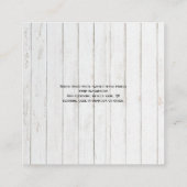 QR CODE RSVP Wedding Details Accommodatie Gifts Informatiekaartje (Achterkant)