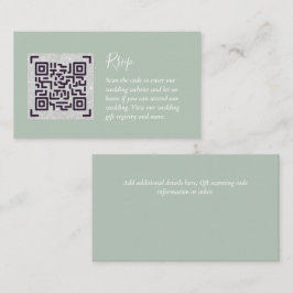 QR CODE RSVP Wedding Details Accommodatie Gifts Informatiekaartje