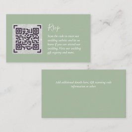 QR CODE RSVP Wedding Details Accommodatie Gifts Informatiekaartje