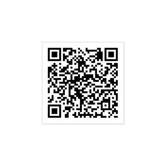 Qr Code Rubber Stempel (Afrduk)