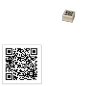 Qr-code Rubberstempel (Gestempeld)