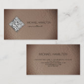QR Code Rustic Folie Profiel Visitekaartje (Voorkant / Achterkant)