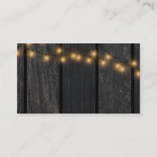 QR-code rustieke herfst bloemenbruiloft RSVP-behui Informatiekaartje (Achterkant)