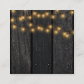 QR-code rustige zonnebloembruiloft RSVP Informatiekaartje (Achterkant)