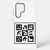 qr-code samsung galaxy hoesje (Achterkant)
