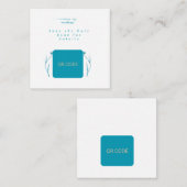 QR Code Save the Date Kaart Minimalistische Trouwk (Voorkant / Achterkant)