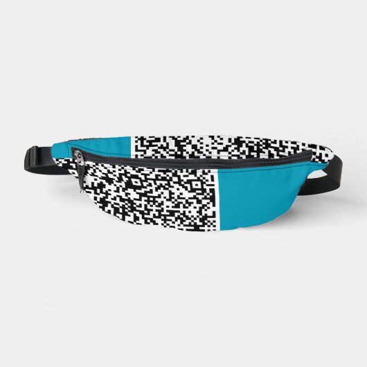 QR Code Scan Fanny Pack Gepersonaliseerd Kies Kleu Heuptasje (Voorkant)
