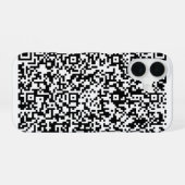 QR Code Scan Info Aangepaste kleuren iPhone Case 16 Hoesje (Achterkant horizontaal)