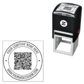 QR Code Scan Info Aangepaste tekst Aangepaste stem Zelfinktende Stempel (In situ)