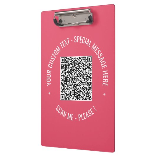 QR Code Scan Info Aangepaste tekst en klembord voo (Links)