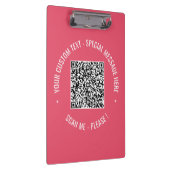 QR Code Scan Info Aangepaste tekst en klembord voo (Rechts)