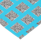 QR Code Scan Info Blauw tafelkleed - Kies kleuren (Gekanteld)