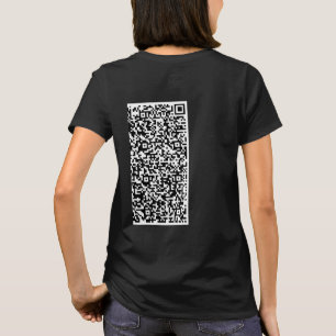 QR Code Scan Info Gepersonaliseerd uw T-shirt