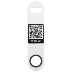 QR Code Scan Info Gepersonaliseerde Bar Key Speed Flessenopener