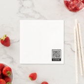 QR Code Scan Info Gepersonaliseerde promotionele s Servet (Insitu)