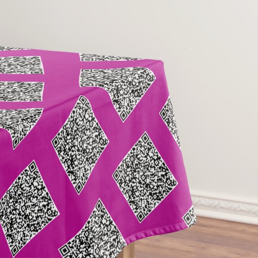 QR Code Scan Info Promotie Zakelijk Tafelkleed (Voorbeeld)