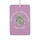 QR Code Scan Info Tekst Luchtverfrisser Kies Kleur (Achterkant)