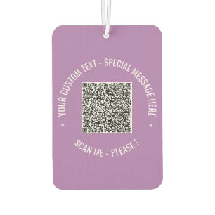 QR Code Scan Info Tekst Luchtverfrisser Kies Kleur