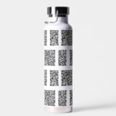 QR Code Scan Info Uw kleuren Moderne waterfles (Rechts)