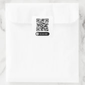 QR-code Scan me Sticker (Tas)