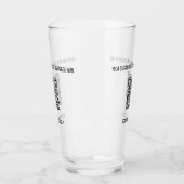 QR Code Scan Promotie Glass Jouw tekst en Kleur Glas (Links)