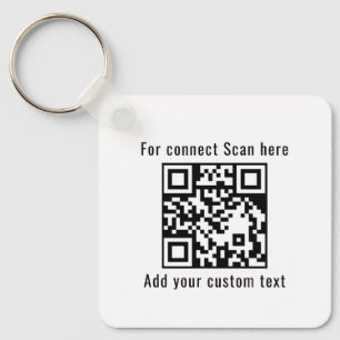 QR-code scan zakelijk logo promo sleutelhangers