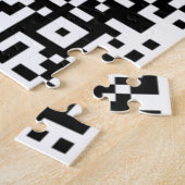 QR-code Scaninfo Je ruimtelijk bericht Legpuzzel (Zijkant)