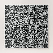 QR-code Scaninfo Je ruimtelijk bericht Legpuzzel (Horizontaal)