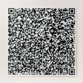 QR Code Scaninfo Puzzle Persoonlijke cadeaus Legpuzzel (Horizontaal)