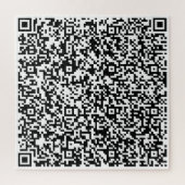 QR Code Scaninfo Puzzle Persoonlijke cadeaus Legpuzzel (Verticaal)