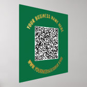 QR Code Scaninformatie Tekst Folie Prints - Uw kle (Laagn)