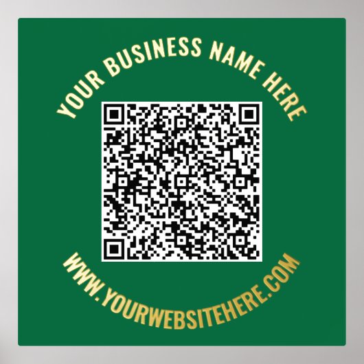 QR Code Scaninformatie Tekst Folie Prints - Uw kle (Voorkant)