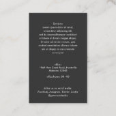 Qr code scannable barcode moderne logo foto visitekaartje (Achterkant)