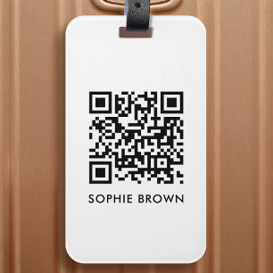 QR-code Scannen bij verloren contact Minimale eenv Bagagelabel