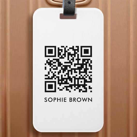 QR-code Scannen bij verloren contact Minimale eenv Bagagelabel