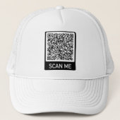 QR-code Scannen Ik heb je trucker gepersonaliseerd Pet (Voorkant)