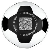 QR Code scannen Info Aangepaste tekstkleuren Aange Voetbal (Gedraaid)