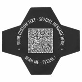 QR Code scannen Info Aangepaste tekstkleuren Aange Voetbal (Enkel)