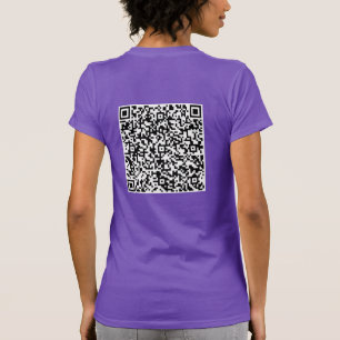 QR Code scannen Info Verrassingsbericht T-Shirt Ca