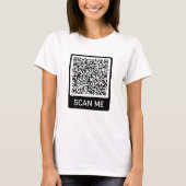 QR-code - Scannen naar mij op maat van je moderne T-shirt (Voorkant)