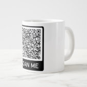 QR-code - Scannen naar mij professionele gepersona Grote Koffiekop (Voorkant rechts)