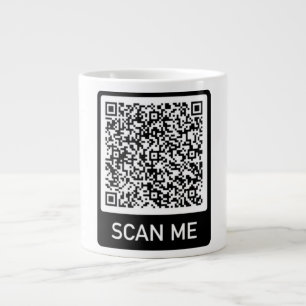 QR-code - Scannen naar mij professionele gepersona Grote Koffiekop