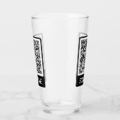 QR-code - Scannen naar professioneel gepersonalise Glas (Rechts)
